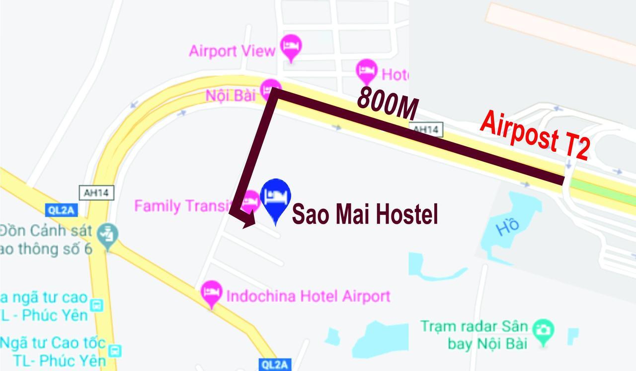 Sao Mai Cosy Nest-Noi Bai Airport Hostel Thach Loi Kültér fotó